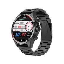 Kalobee Sk27 Business Amoled Ekran Metal / Deri / Silikon Kordonlu Akıllı Saat İphone & Android Uyumlu, Sağlık & Spor Takip, Bluetooth Çağrı