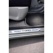 Opel Krom Plastik 4 Parça Kapı Parlak Eşik Seti