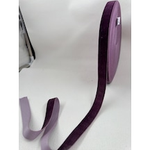2 Cm Düz Kadife-5 Metre-mor