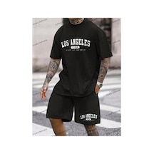 Alt/üst T-shirt Ve Şort Takımı Kod Alt158 Siyah