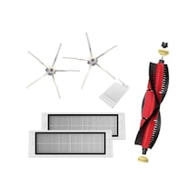 Roborock S5 Max /s6 Maxv/ S6 Pure Ile Ile Uyumlu 6 Parça Set Tek Renk