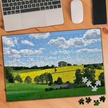 Yeşillik Alan-çiftlik Manzara 240 Parça Puzzle Yapboz-336930