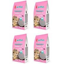 Petfan Bebek Pudralı İnce Taneli Kedi Kumu 10lx4 Adet
