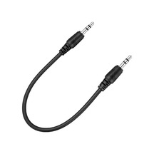 Powermaster Pm-1842 Siyah 3.5mm Erkek-erkek 20cm Stereo Ses Kablosu