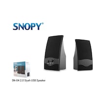 Snopy  Sn-84 2.0 Siyah  Usb Speaker