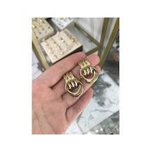 Trend Model Gold Küpe Altın