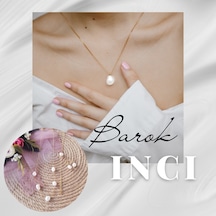 Enineboyunaeğitim Barok Inci Set (3'Lü) Altın