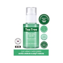 Nature Republic Akneli ve Gözenekli Ciltler İçin Serum Nature Republic Good Skin Tea Tree Ampoule