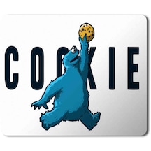 Cookie Monsters Kurabiye Canavarı Basketbolcu Baskılı Mousepad Mouse Pad