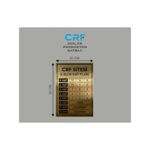 Gold Renk Asansör/bina/ Site Kat Planı Alüminyum Arkası Yapışkanlı 20x30 Cm