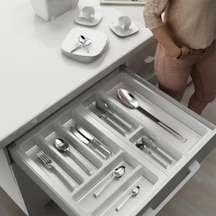 Mutfak Çekmece Içi Kaşıklık Beyaz 54 Cm x 48 Cm