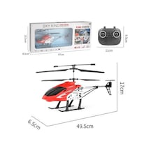 Oyuncak Büyük Dev Şarjlı Kutulu Kumandalı Helikopter Item Kod : F880 Kırmızı