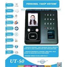 Yüz Tanıma Parmak İzi Kart Ve Şifreli Personel Takip Sistemi Set