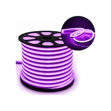 Powermaster Pm-5291 Silikon Kaplama 12 Volt 100 Metre Mor Neon Led Şerit Aydınlatma