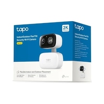 Tapo C216 İç Ve Dış Mekan Wi-fi Güvenlik Kamerası 2k 3mp Netlik 360 Pan/tilt Hareketli Renkli Gece Görüşü Aı Bebek Ağlaması Ve Kişi Algılama Akıllı Takip Bulut/sd Kart Depolama