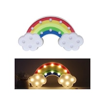 Led Işıklı Gökkuşağı Gece Lambası 16renk Şarj Edilebilir