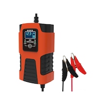 Tenfowee 6v 12v 2a Akıllı 3 Aşamalı Araç Ve Motosiklet Şarj Cihazı - Kırmızı, Güvenli Koruma, Lcd Ekran