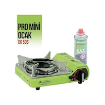 Orcamp Tekli Çantalı Mini Portatif Ocak Yeşil Ck-506 Yeşil