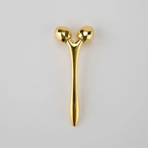 Mini 3d Yüz Masaj Aleti Cilt Sıkılaştırıcı Selülit Masaj Roller Gold Renk