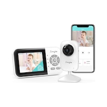 Bebek Kamerası, 2,8 İnç, Bebek Monitörü Mobil Uygulaması, Gece Görüşü, Pil 2500 Mah, Vox Modu, 305 M Menzil, İk Genel
