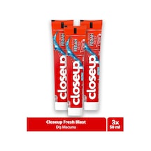 Close Up Günboyu Ferah Nefes Fresh Blast 50 Ml 4 Adet Beyazlık