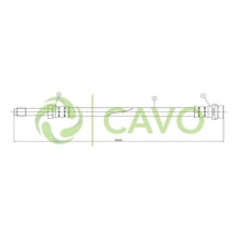 CAVO C800443A Fren Hortumu Arka Mondeo Station Model 93-
