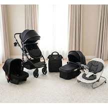 5 Li Set Amortisörlü Bebek Arabası Taşıma Puset Portbebe Bebek Bakım Çantası Sallanır Ana Kucağı