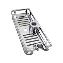 Konesam Yüksek Kaliteli Abs Ve Aluminyum Duş Rafı, Kolay Kurulum, Su Akışı Delikli, Sabit Tutucu, Duş Gereçlerini Saklama, Temizliği Kolay Diğer