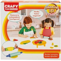 Crafy Hamur İşi Oyun Hamuru Seti 200 G 6 Parça