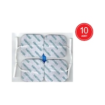 Stimrodes 5 x 5 CM Kablolu Kare Tens Pedi 10 x 4'lü
