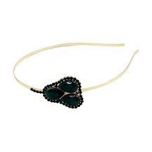 Çılgıntrend Ananas Figürlü Metal Taç Altın - Siyah
