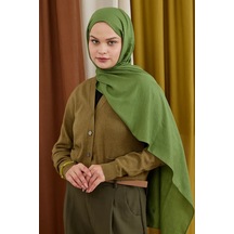 Moda Kaşmir Modal Şal Serisi - Haki İpeksi Yumuşaklık