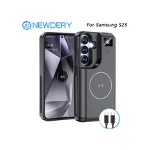 Newdery 8000 Mah Pil Kutusu Samsung Uyumlu Galaxy Uyumlu S25 Kablosuz Şarj Güç Bankası Kapağı Amerika Birleşik Devletleri As Picture