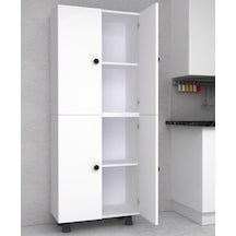 Labelladizayn 4 Bölmeli Çok Amaçlı Dolap 50 Cm %100 Mdf