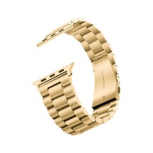 Apple Watch 38mm Uyumlu Band-04 Metal Kordon - Gold