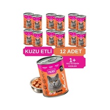 Hobi Maxicat Kuzu Etli Yetişkin Kedi Konservesi 400 Gr X 12 Adet