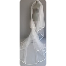Suzanna Moda 2mt 50cm Boy Uzun Dış Çekim Hayal Tül Gelin Duvağı