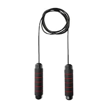 Zerogym Jp04 Rulmanlı Atlama İpi Siyah Kırmızı