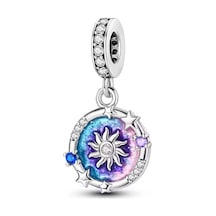 Fubena Galaksi Ve Güneş Sallantılı Charm Gümüş