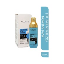 Olgasis Mavi Anemon Çiçeği Yüz Temizleme Jeli Nemsiz Ciltlere Özel 200 Ml 16'li Paket