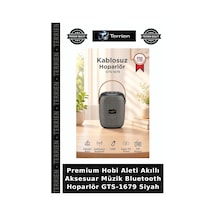 Premium Hobi Aleti Akıllı Aksesuar Müzik Bluetooth Hoparlör Gts-1679 Siyah