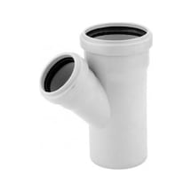 Pvc Tek Çatal 100/50 Beyaz