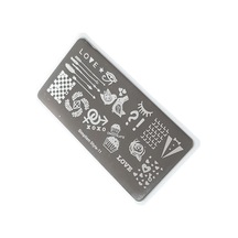 Nail Art Stamping Baskı Plakası S11