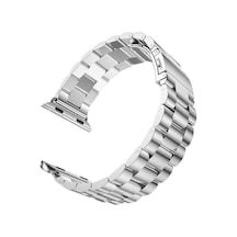 Apple Uyumlu  Watch 40 MM Krd-04 Metal Katlamalı Yandan Klips Kordon
