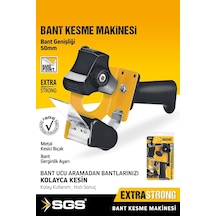 Tr Koli Bant Kesme Makinesi, 50mm Bant Genişliği, Sarı Diğer
