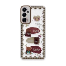 Newface Samsung Galaxy UyumluA25 5g Kılıf Sweet Desenli Silikon Kapak - Şeffaf