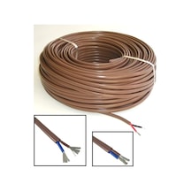 Erol Marin Kablo. Yassı Kalaylı Kablo. Tekne Ve Karavan Tesisat Kablosu. 2x1,mm. 35 Metre