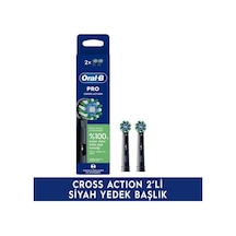Oral-b Cross Action X-filament Siyah Diş Fırçası Yedek Başlığı 2 Adet