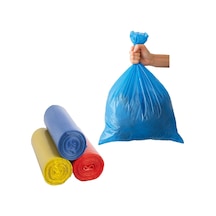Orta Boy Çöp Poşeti Kokulu Ve Renkli 75 Adet Çöp Torbası Sızdırmaz Tabanlı Dayanıklı Ve Yırtılmaya Karşı Güçlü Yüksek Taşıma Kapasitesi Hijyenik Ve Pratik Günlük Kullanım İçin Limon