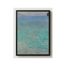 Modern Sanat Klimt Attersee Gölünde Çerçevesiz Poster 21x30 Cm A4 Tablo Modern Sanat Ekspresyonizm